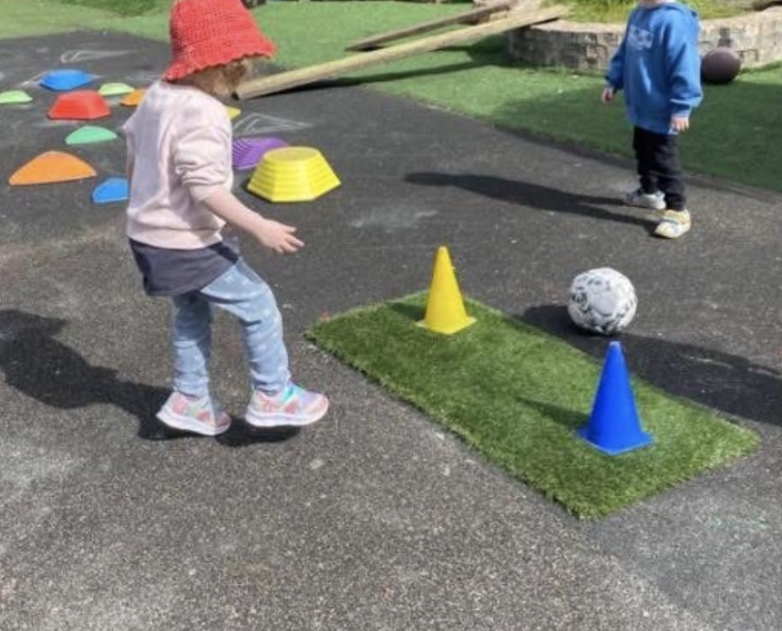 Children enjoying an outdoor activity at Bonnyrigg